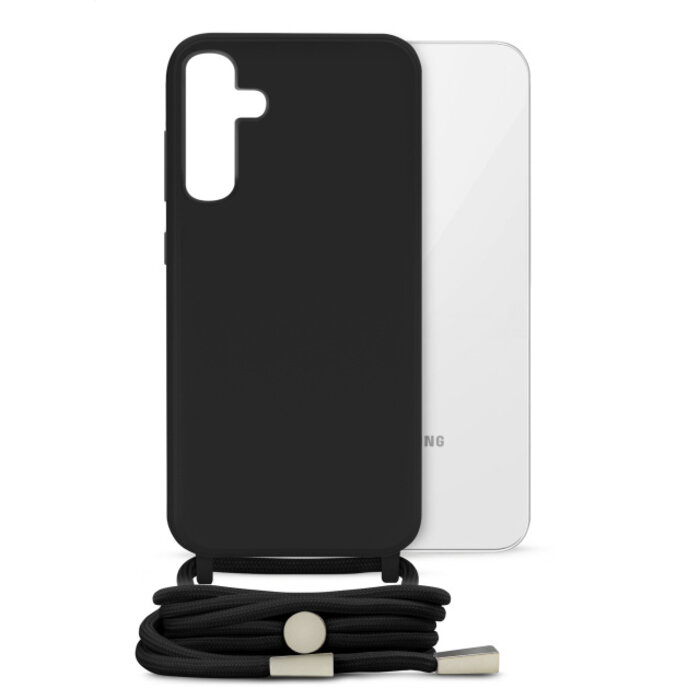 Mobilize Mobilize Lanyard Gelly Case Samsung Galaxy S23 FE 5G Zwart