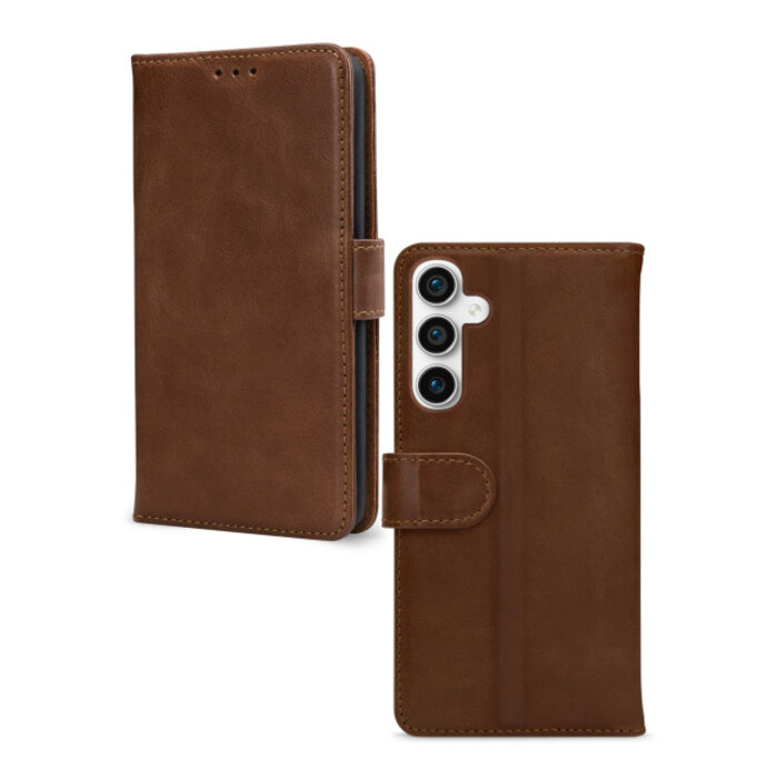Mobilize Mobilize Leather Wallet Hoesje voor Samsung Galaxy S23 FE 5G - Bruin