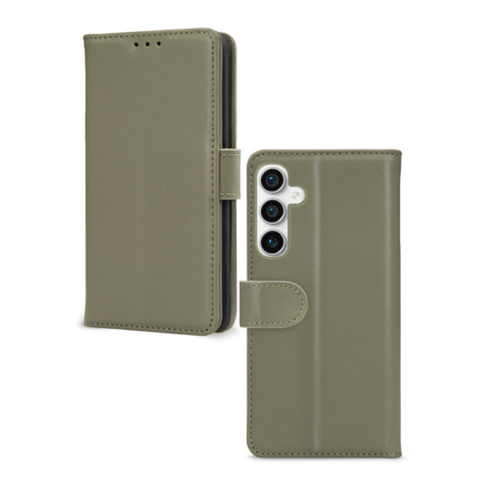 Mobilize Mobilize Premium Gelly Wallet Book Case Samsung Galaxy S23 FE 5G - Groen