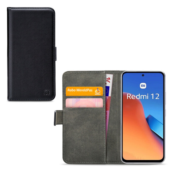 Mobilize Mobilize Classic Gelly Wallet Book Case Xiaomi Redmi 12 - Zwart