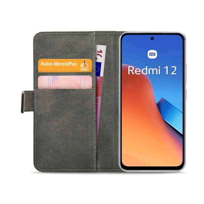 Mobilize Mobilize Classic Gelly Wallet Book Case Xiaomi Redmi 12 - Zwart