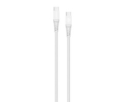 Mobilize Mobilize Strong Nylon USB-C naar USB-C Kabel 2m - 100W - Wit