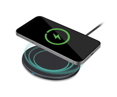 Mobilize Mobilize Wireless Fast Charger Flat 15W - PU Leer Grijs