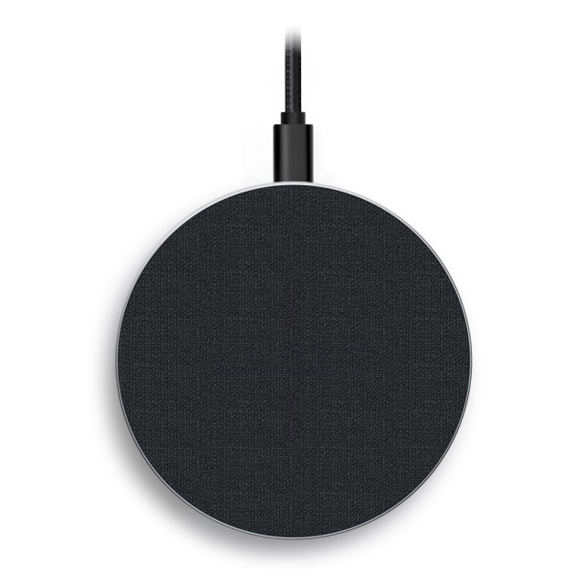 Mobilize Mobilize Wireless Fast Charger Flat 15W - PU Leer Grijs