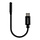 Mobilize Strong Nylon USB-C naar 3.5mm Audio Adapter 15cm - Zwart
