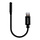 Mobilize Strong Nylon Audio Adapter MFi Lightning naar 3.5mm 15cm Zwart