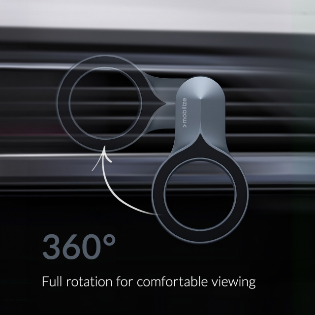 Mobilize Mobilize MagSafe Airvent Telefoonhouder voor Ventilatierooster - Zwart
