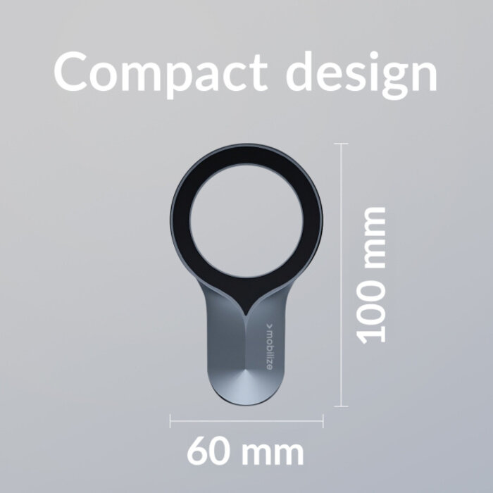 Mobilize Mobilize MagSafe Airvent Telefoonhouder voor Ventilatierooster - Zwart