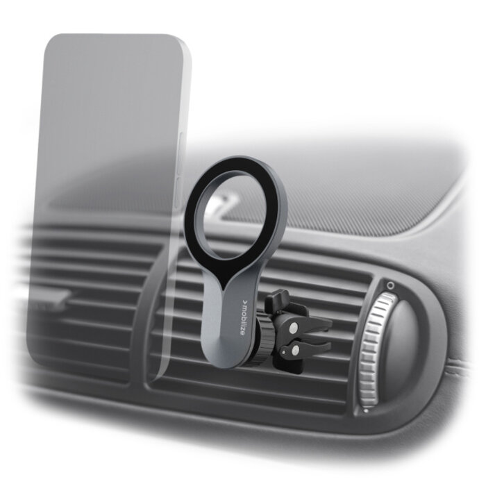Mobilize Mobilize MagSafe Airvent Telefoonhouder voor Ventilatierooster - Zwart