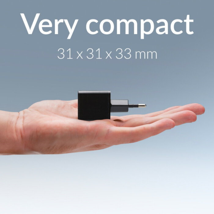Mobilize Mobilize Wall Charger USB-C GaN 30W with PD/PPS - Black