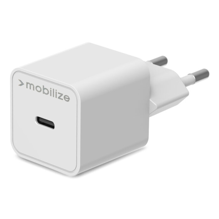 Mobilize Mobilize Wall Charger USB-C GaN 30W with PD/PPS - Wit
