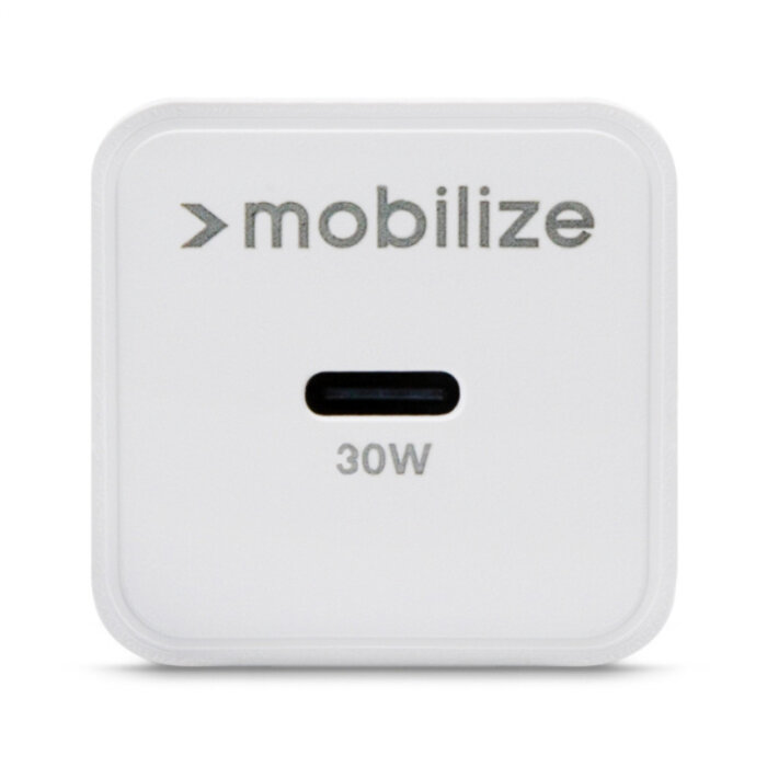 Mobilize Mobilize Wall Charger USB-C GaN 30W with PD/PPS - Wit