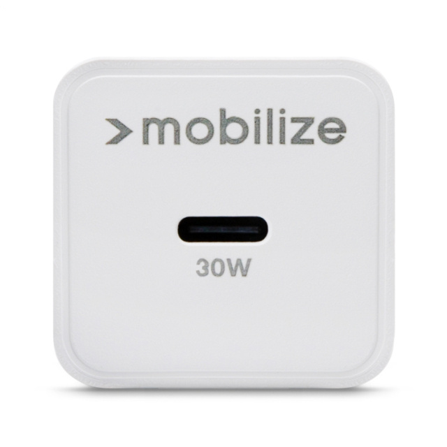 Mobilize Mobilize Wall Charger USB-C GaN 30W with PD/PPS - Wit
