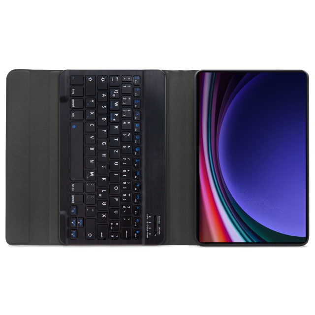 Mobilize Mobilize Bluetooth Keyboard Case Galaxy Tab S9 / S9 FE QWERTZ Zwart