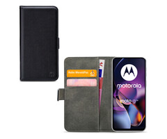 Mobilize Mobilize Classic Gelly Wallet Book Case Motorola Moto G54 Zwart