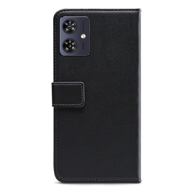 Mobilize Mobilize Classic Gelly Wallet Book Case Motorola Moto G54 Zwart