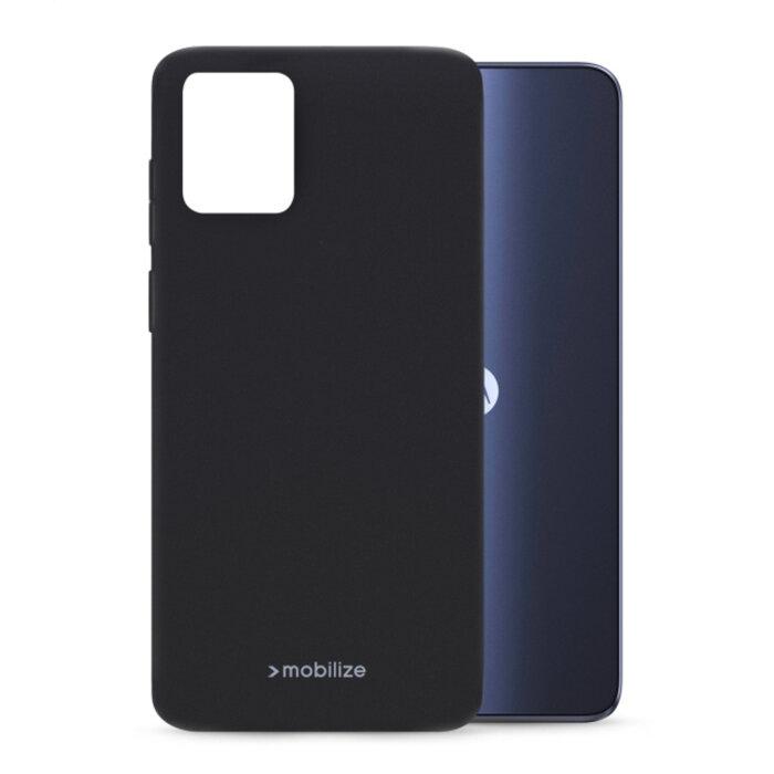 Mobilize Mobilize Rubber Gelly Case Motorola Moto G54 - Matt Black