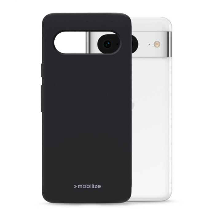 Mobilize Mobilize Rubber Gelly Case voor Google Pixel 8 - Mat Zwart