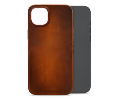 Mobilize Mobilize MagSafe Premium Leather Case voor iPhone 15 Plus - Burned Cognac