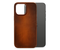 Mobilize Mobilize MagSafe Premium Leather Case iPhone 15 Pro Max - Burned Cognac