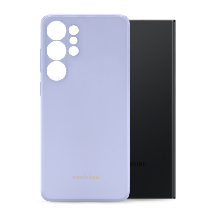 Mobilize Mobilize Rubber Gelly Case voor Samsung Galaxy S24 Ultra 5G - Pastel Purple