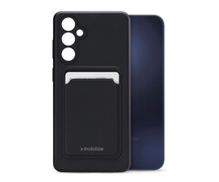 Mobilize Mobilize Rubber Gelly Card Case Samsung Galaxy A15 4G/5G - Matt Black