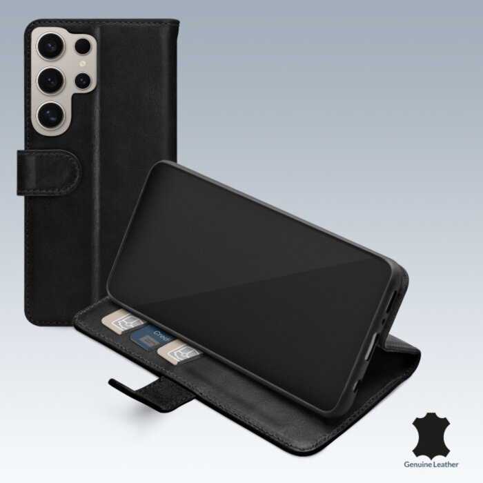 Mobilize Mobilize Leather Wallet Book Case Samsung Galaxy S24 Ultra 5G Zwart
