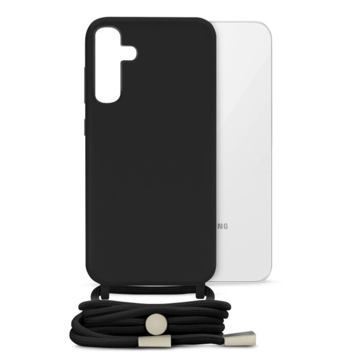 Mobilize Mobilize Lanyard Gelly Case Samsung Galaxy S24+ 5G Zwart