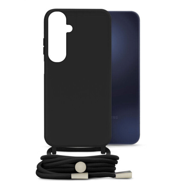 Mobilize Mobilize Lanyard Gelly Case Samsung Galaxy A15 4G/5G - Zwart