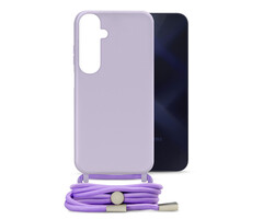 Mobilize Mobilize Lanyard Gelly Case Samsung Galaxy A15 4G/5G - Pastel Purple