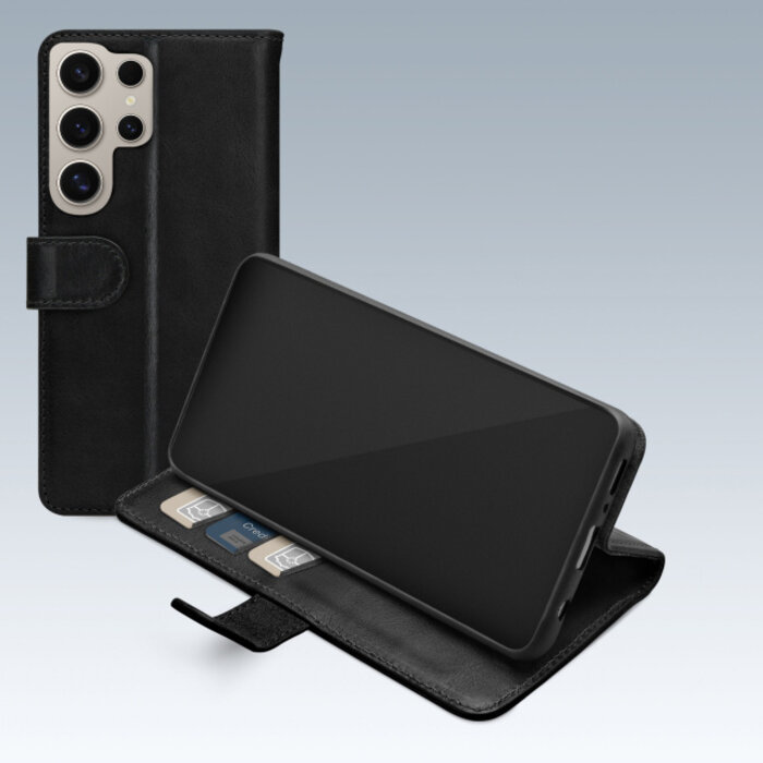 Mobilize Mobilize Premium Gelly Wallet Book Case Samsung Galaxy S24 Ultra 5G - Zwart