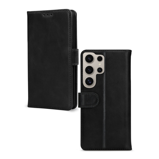 Mobilize Mobilize Premium Gelly Wallet Book Case Samsung Galaxy S24 Ultra 5G - Zwart