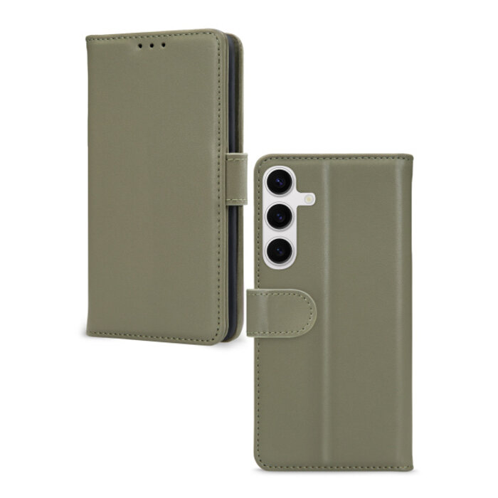 Mobilize Mobilize Premium Gelly Wallet Book Case Samsung Galaxy S24+ 5G - Groen