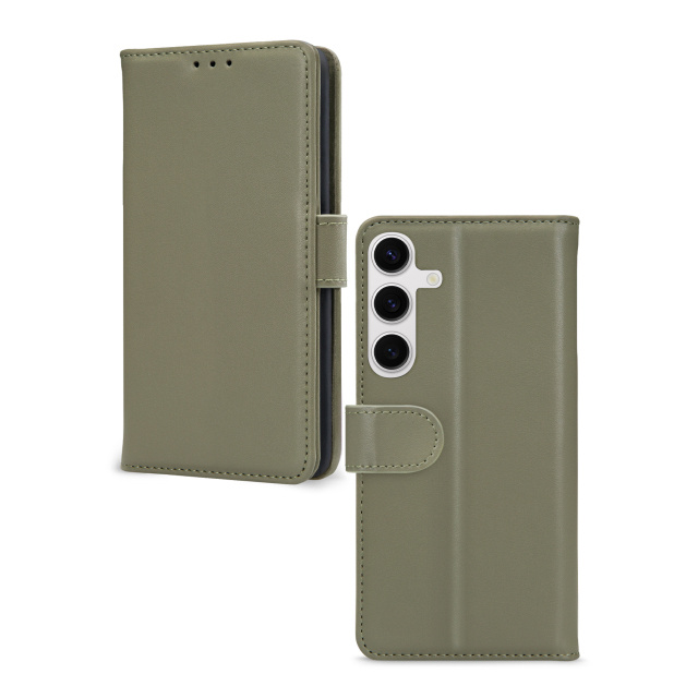 Mobilize Mobilize Premium Gelly Wallet Book Case Samsung Galaxy S24+ 5G - Groen