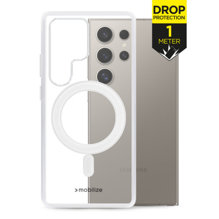 Mobilize Mobilize MagSafe Naked Protection Case Samsung Galaxy S24 Ultra Clear