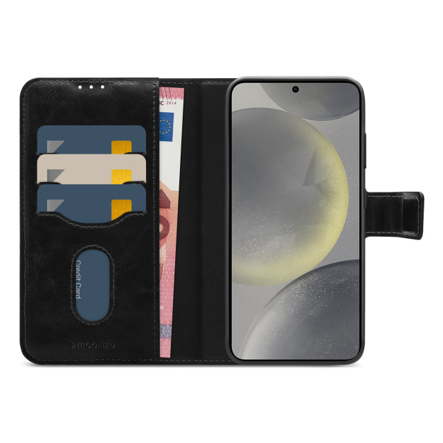 Mobilize Mobilize 2-in-1 MagSafe Wallet Case Samsung Galaxy S24+ 5G - Zwart