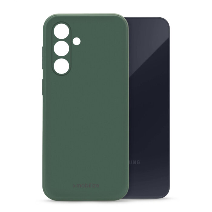 Mobilize Mobilize Rubber Gelly Case Samsung Galaxy A35 5G - Matt Green