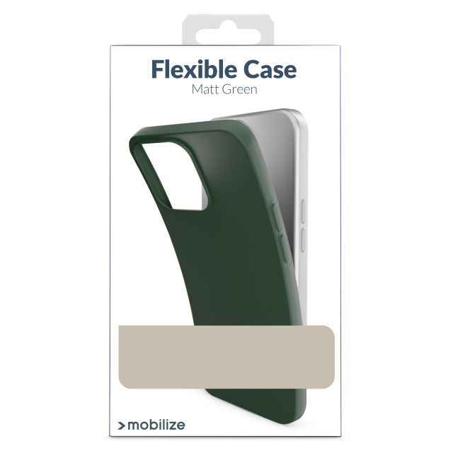 Mobilize Mobilize Rubber Gelly Case Samsung Galaxy A55 5G - Matt Green