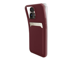 Mobilize Mobilize Rubber Gelly Card Case Samsung Galaxy A35 5G - Matt Bordeaux