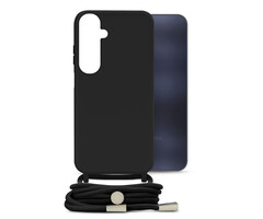 Mobilize Mobilize Lanyard Gelly Case voor Samsung Galaxy A25 5G - Zwart
