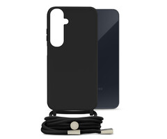 Mobilize Mobilize Lanyard Gelly Case - Samsung Galaxy A35 5G - Zwart