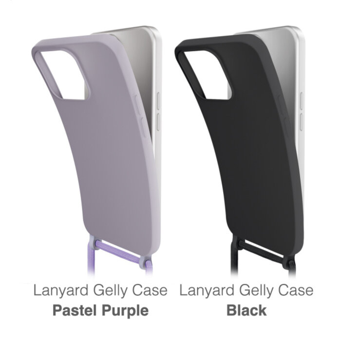 Mobilize Mobilize Lanyard Gelly Case - Samsung Galaxy A35 5G - Zwart