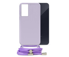 Mobilize Mobilize Lanyard Gelly Case voor Samsung Galaxy A35 5G - Pastel Purple