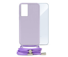 Mobilize Mobilize Lanyard Gelly Case Samsung Galaxy A55 5G Pastel Purple