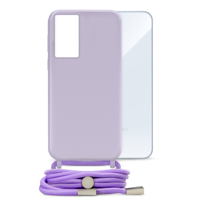Mobilize Mobilize Lanyard Gelly Case Samsung Galaxy A55 5G Pastel Purple