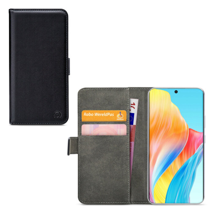 Mobilize Mobilize Classic Gelly Wallet Book Case OPPO A58 4G - Zwart