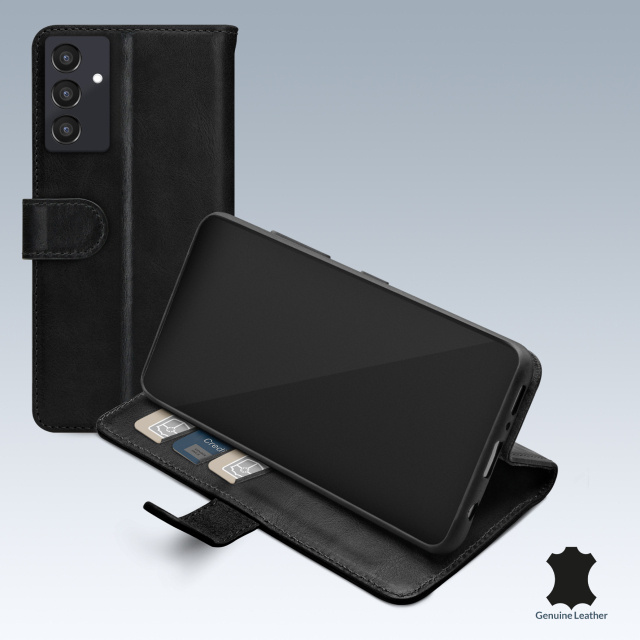 Mobilize Mobilize Leather Wallet Case voor Samsung Galaxy A55 5G - Zwart
