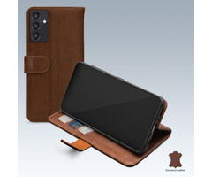 Mobilize Mobilize Leather Wallet Samsung Galaxy A35 5G Hoesje - Bruin