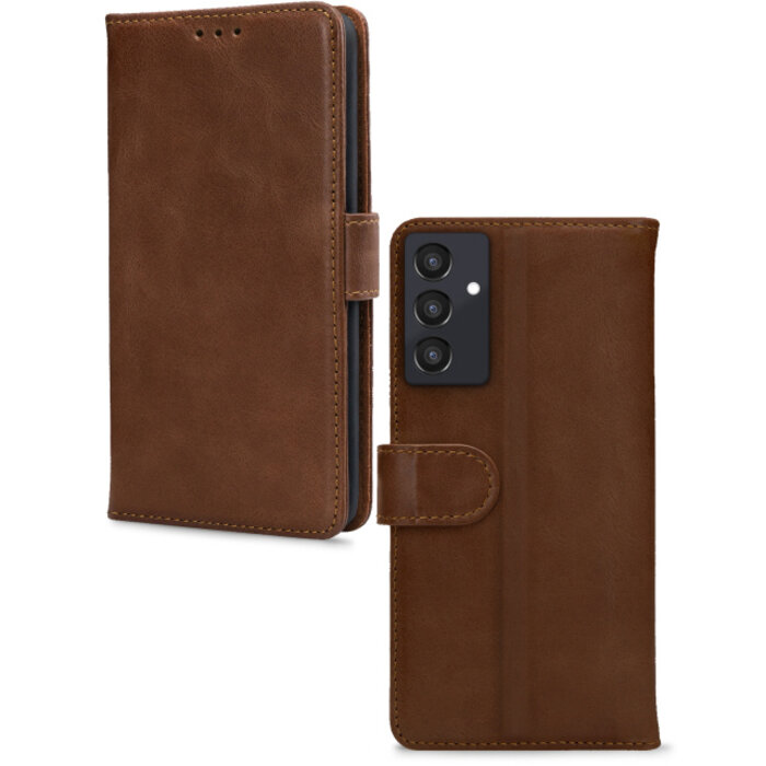 Mobilize Mobilize Leather Wallet Samsung Galaxy A35 5G Hoesje - Bruin