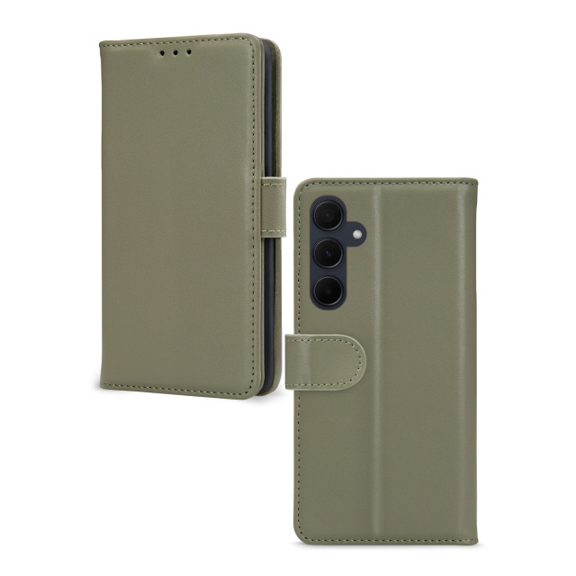 Mobilize Mobilize Premium Gelly Wallet Book Case - Samsung Galaxy A35 5G - Groen